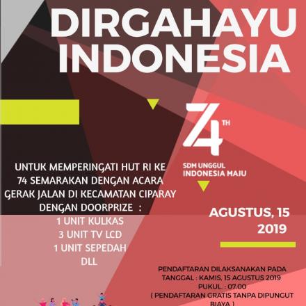 Gerak Jalan Santai Se-Kecamatan Ciparay